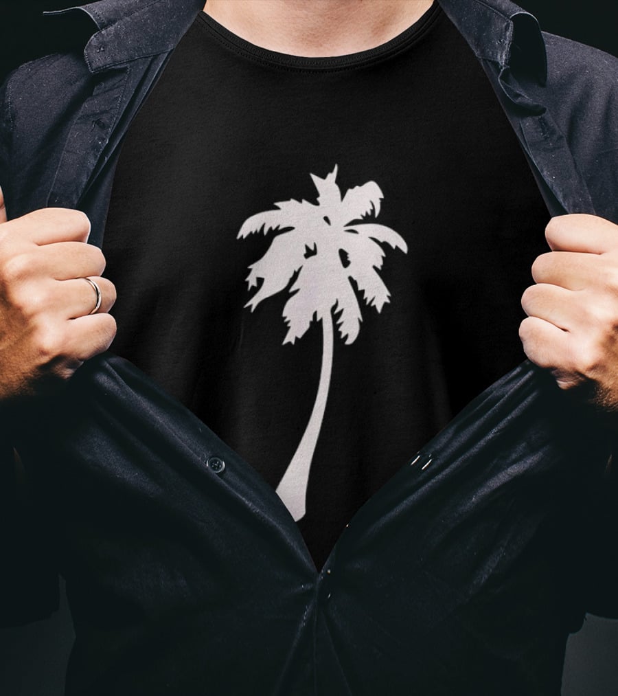 Palm Tree Tropical Sunset Summer Vibes T-Shirt