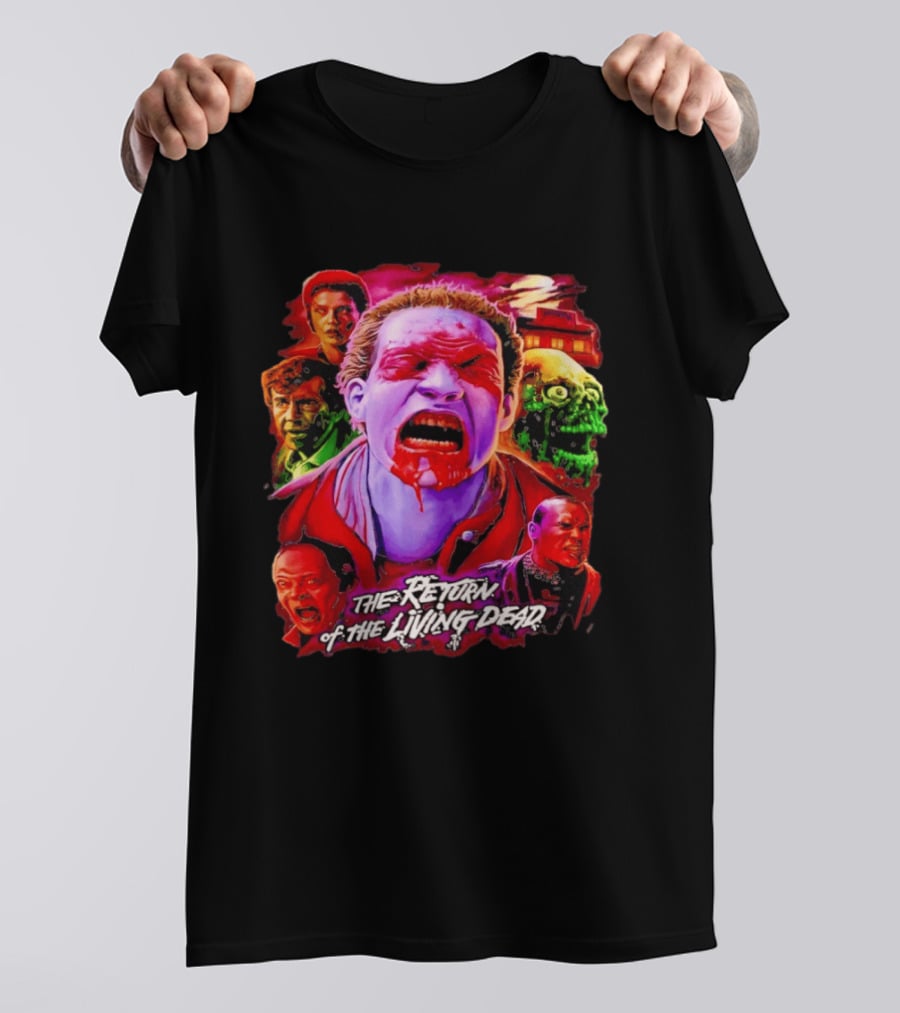 The Return Of The Living Dead I Can Smell Your Brains Horror Characters T-Shirt