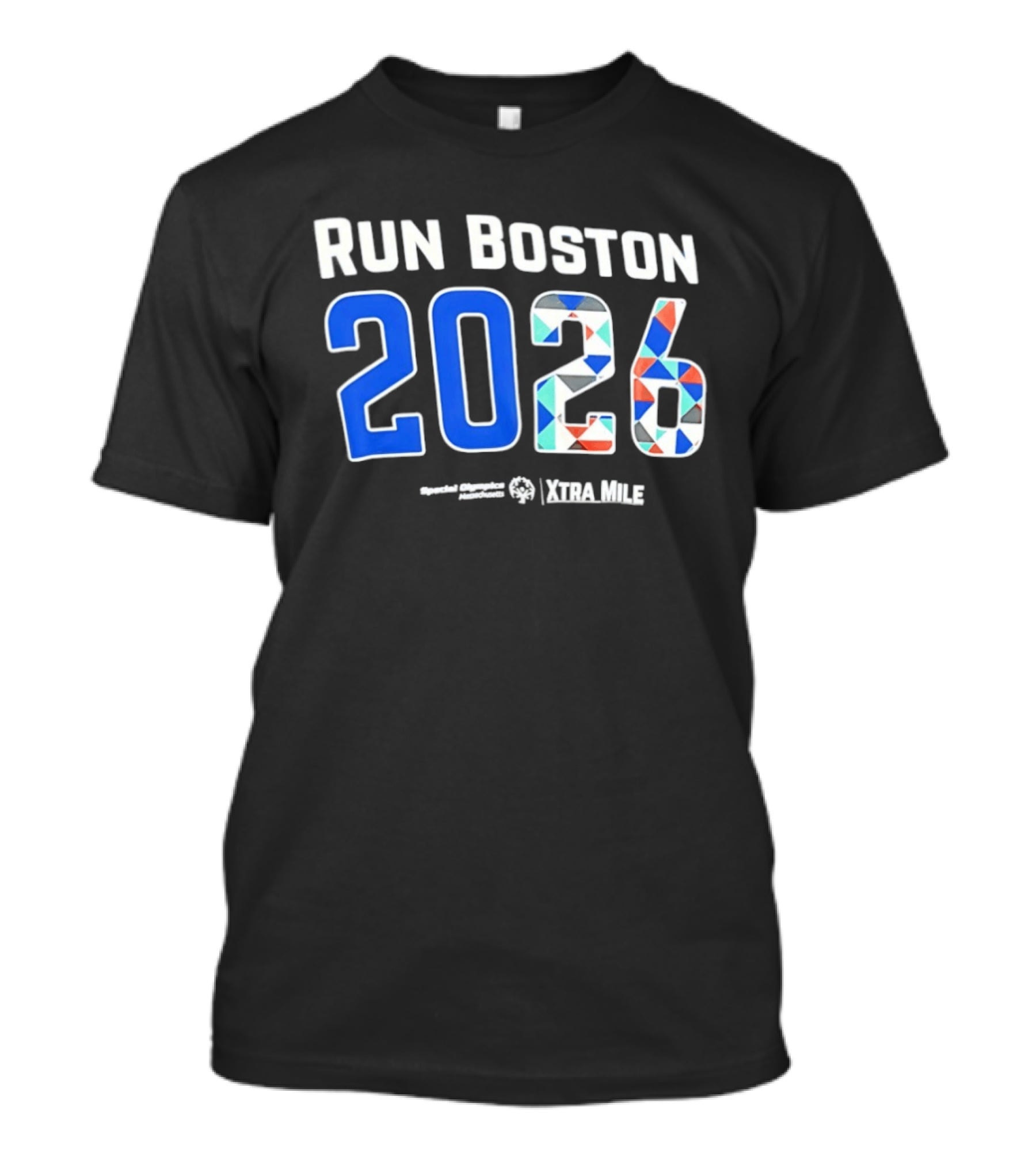 Run Boston 2026 Special Olympics Massachusetts Xtra Mile T-Shirt
