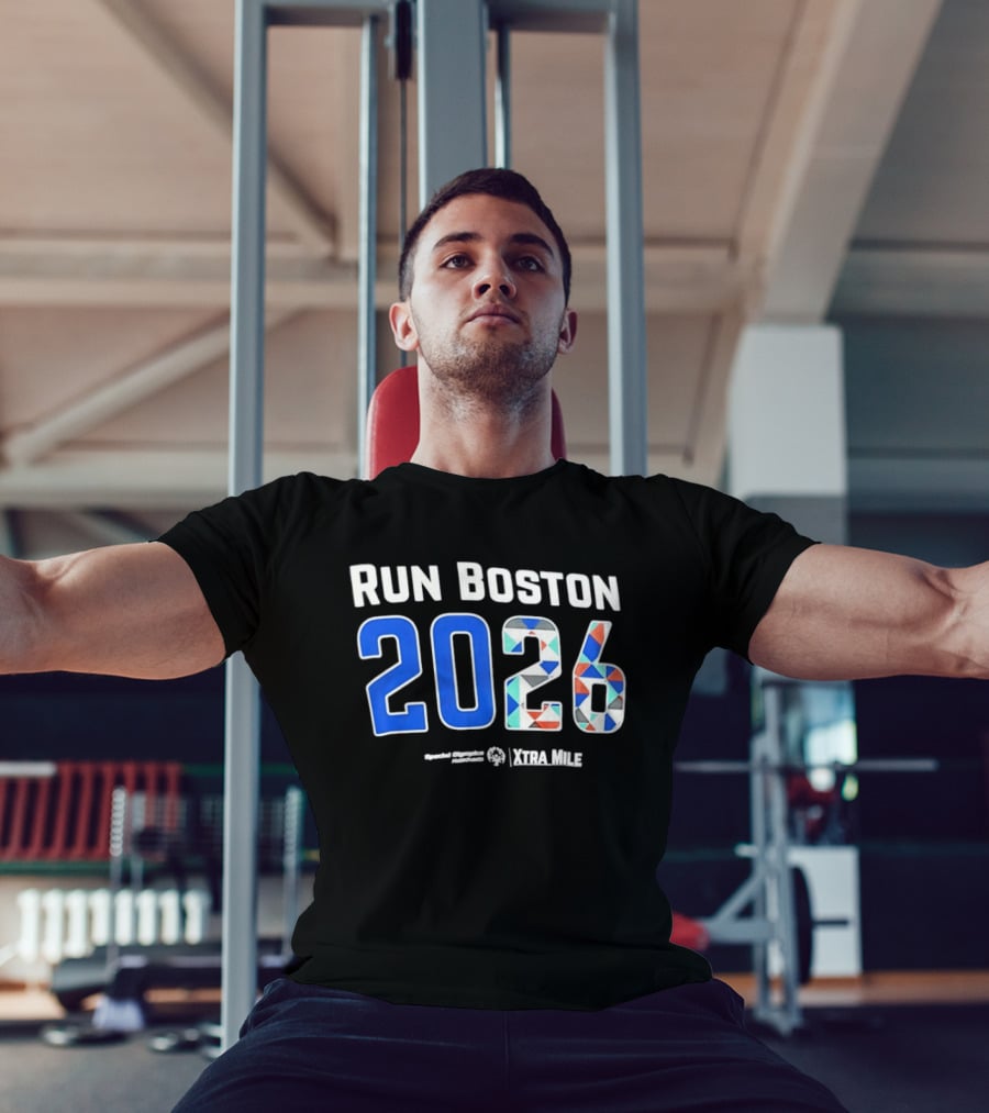 Run Boston 2026 Special Olympics Massachusetts Xtra Mile T-Shirt