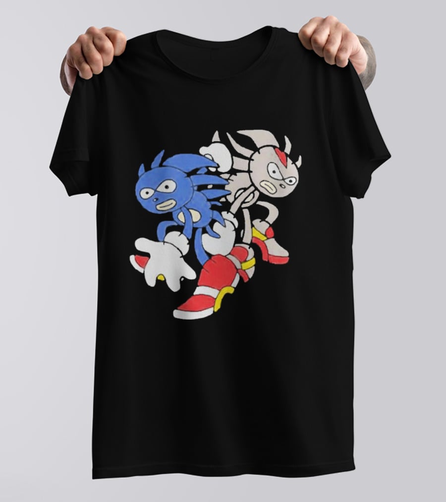 Sanic Coldsteel April Fools Meme Characters T-Shirt