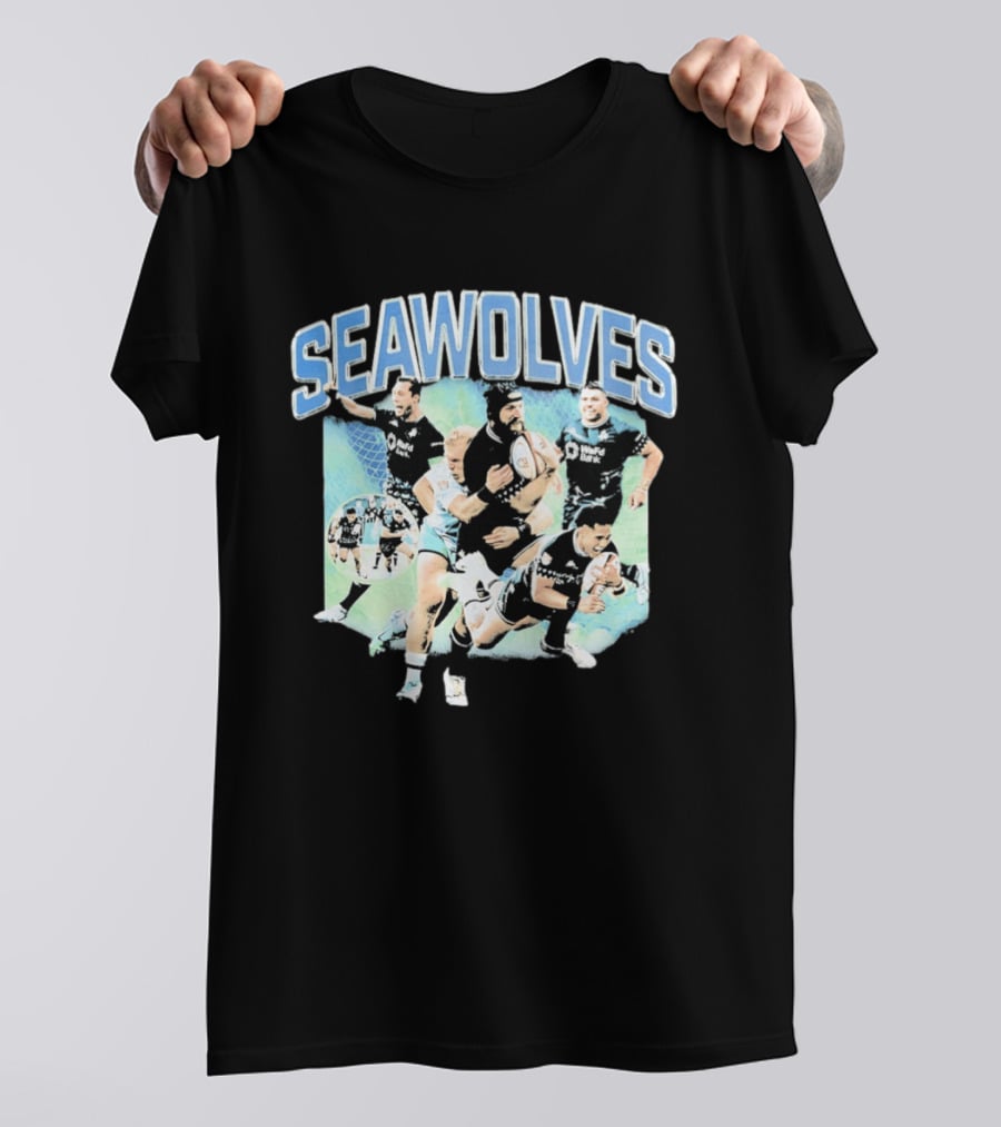 Seawolves Rugby Team Action Seattle Match Highlights T-Shirt
