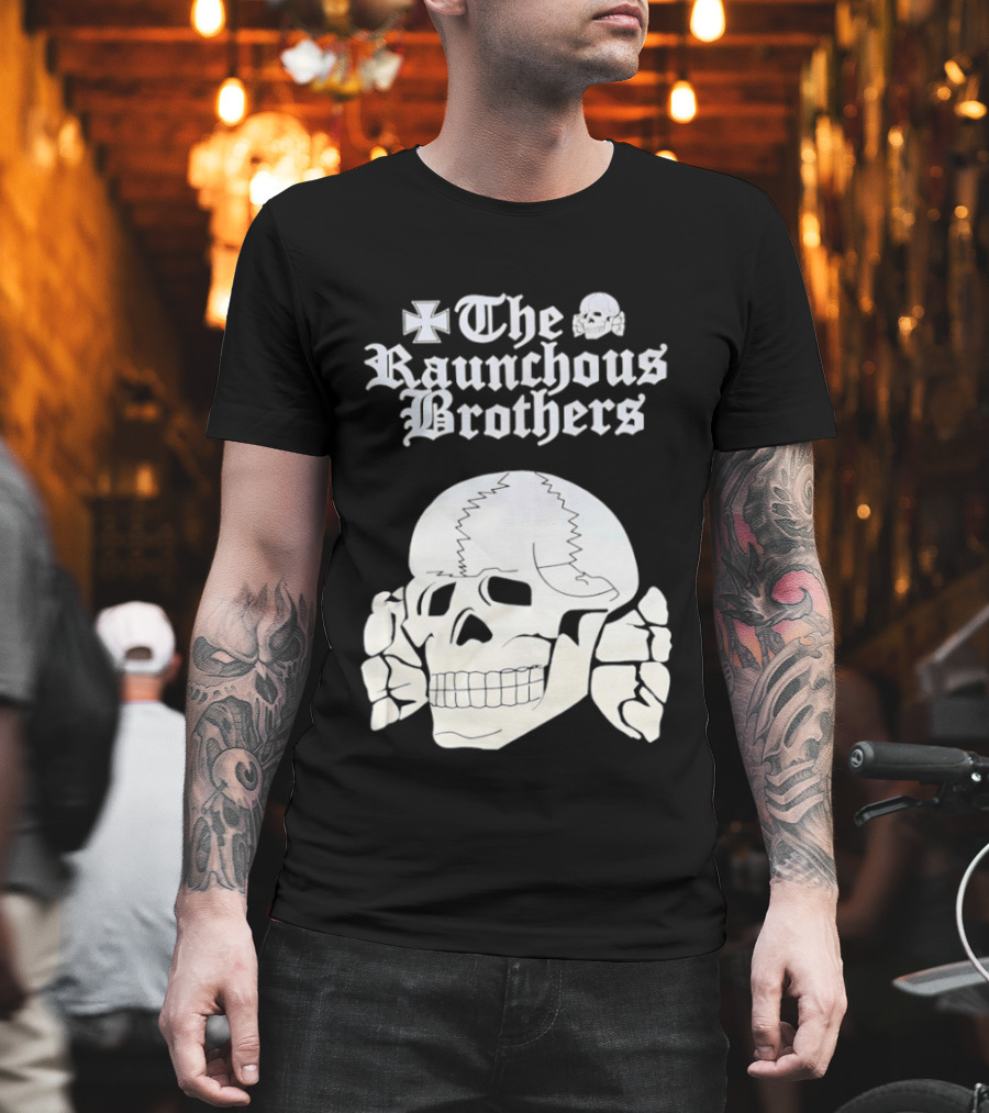 Skull The Raunchous Brothers Vintage Gothic T-Shirt