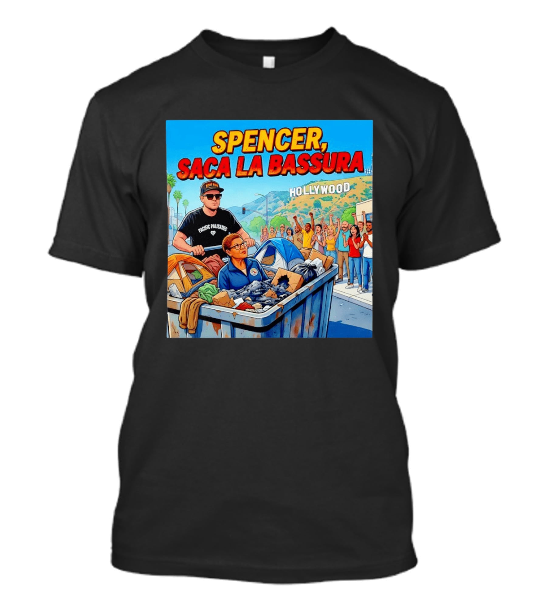 Spencer Saca La Bassura Pacific Palisades Hollywood Scene T-Shirt