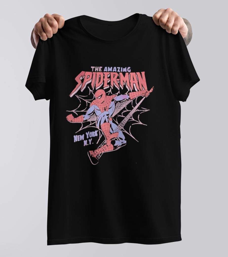 The Amazing Spider Man Classic New York City Marvel Comics Hero T-Shirt