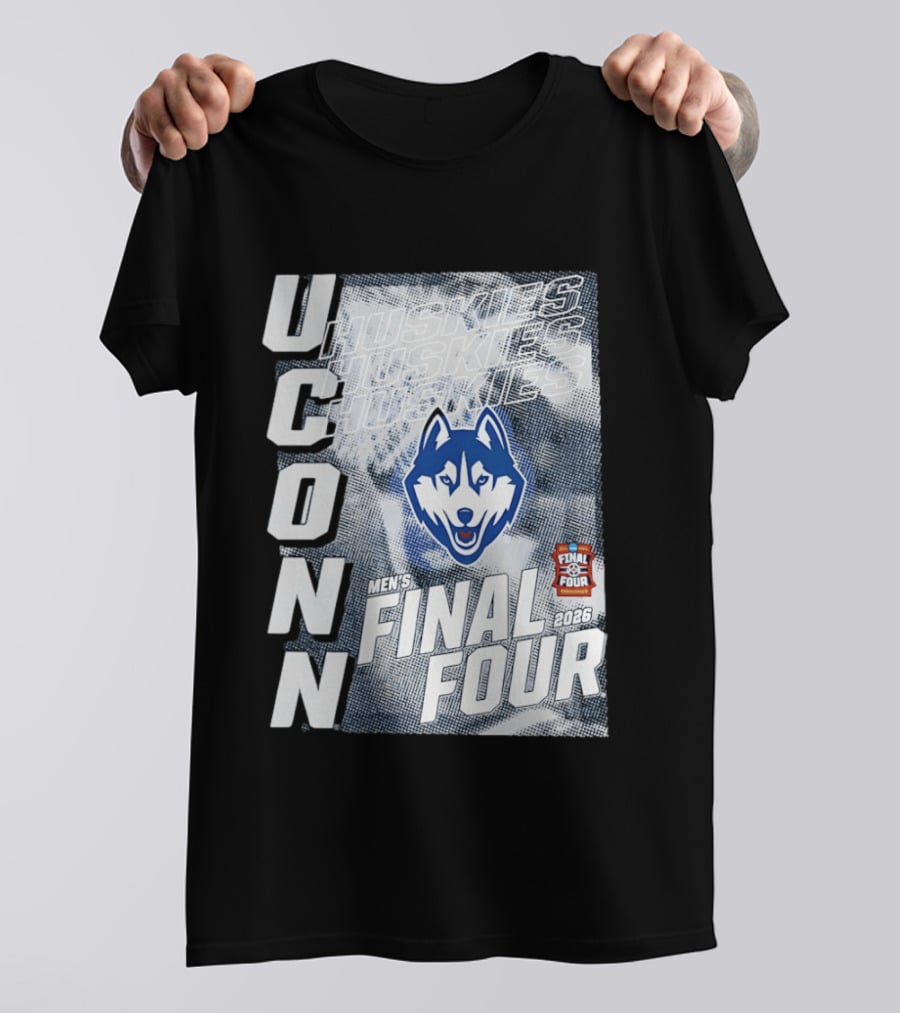 UConn Huskies Men's Final Four NCAA 2026 T-Shirt