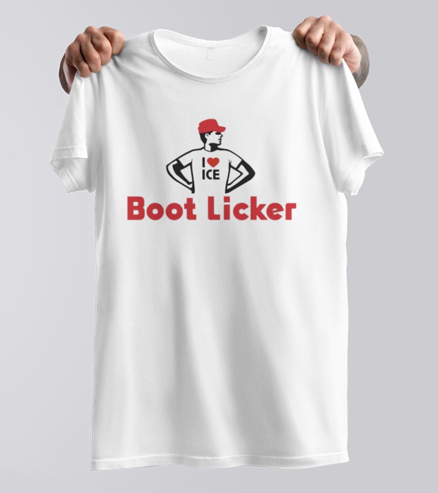 Boot Licker I Love ICE Red Hat Body T-Shirt