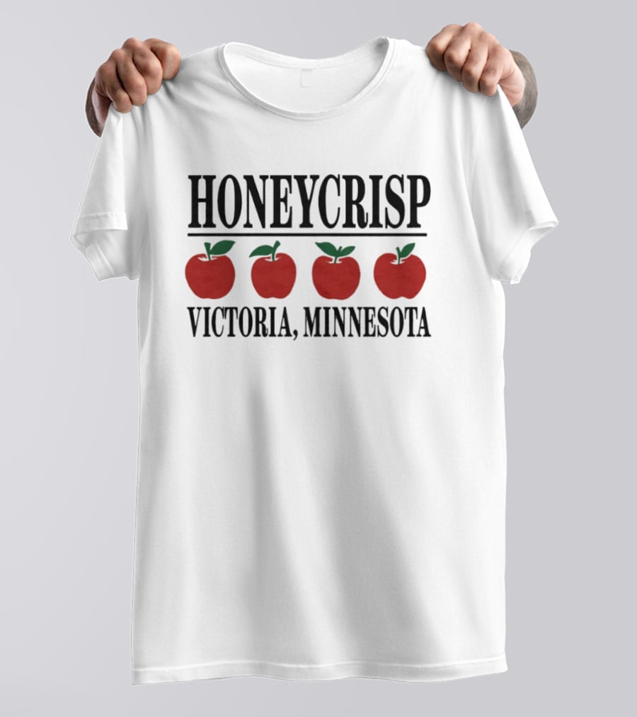 Honeycrisp Apple Four Red Icons Victoria Minnesota T-Shirt