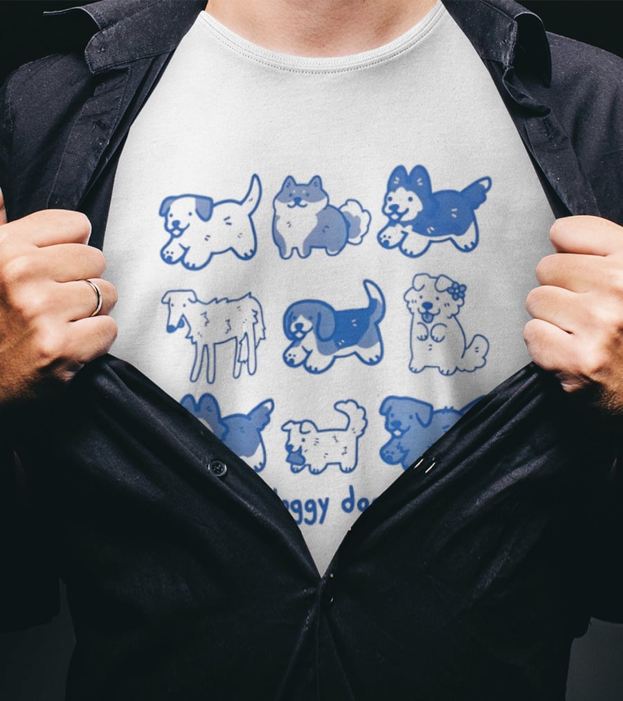 It's A Doggy Dog World Puppy T-Shirt