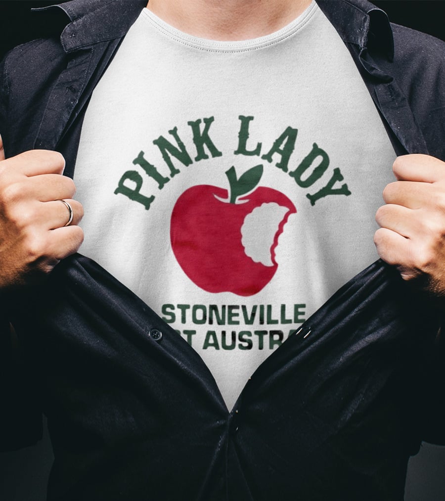 Pink Lady Apple Stoneville West Australia Bite Mark T-Shirt