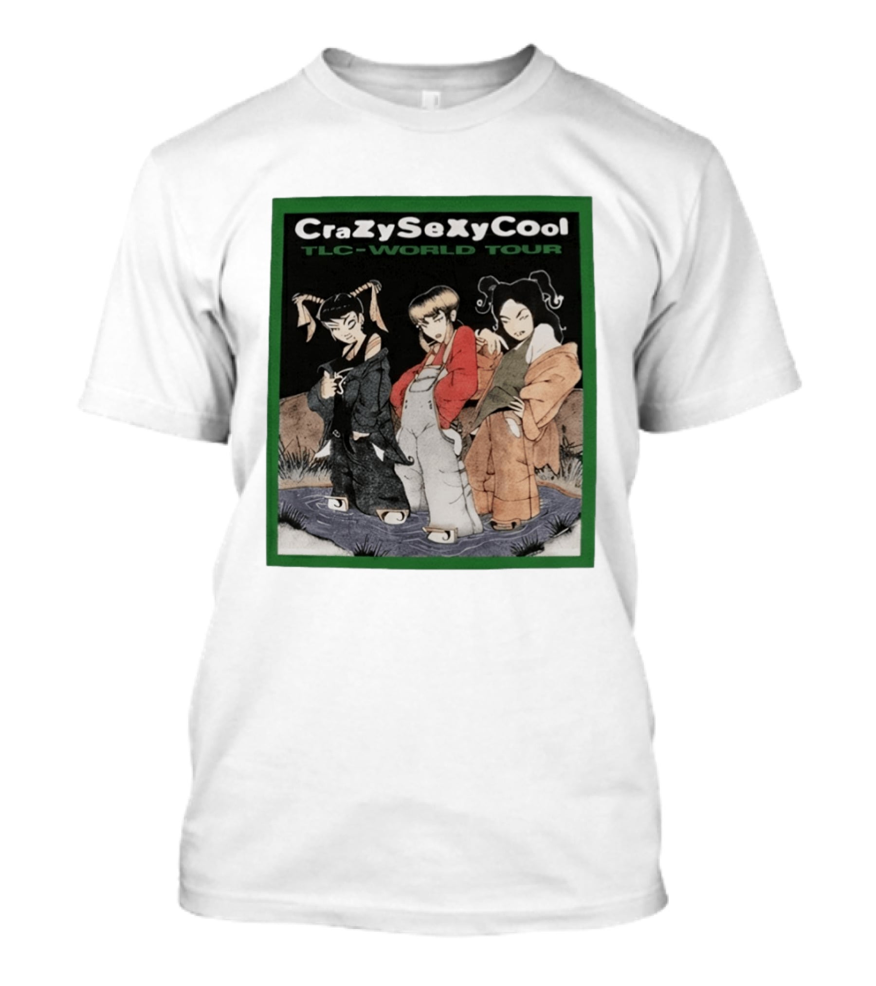 TLC CrazySexyCool World Tour 1995 T-Shirt
