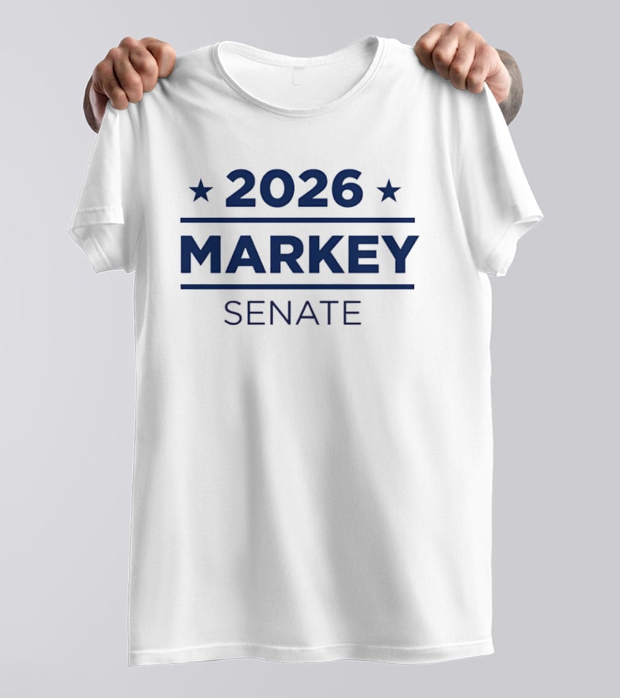 2026 Markey Senate Election Campaign T-Shirt