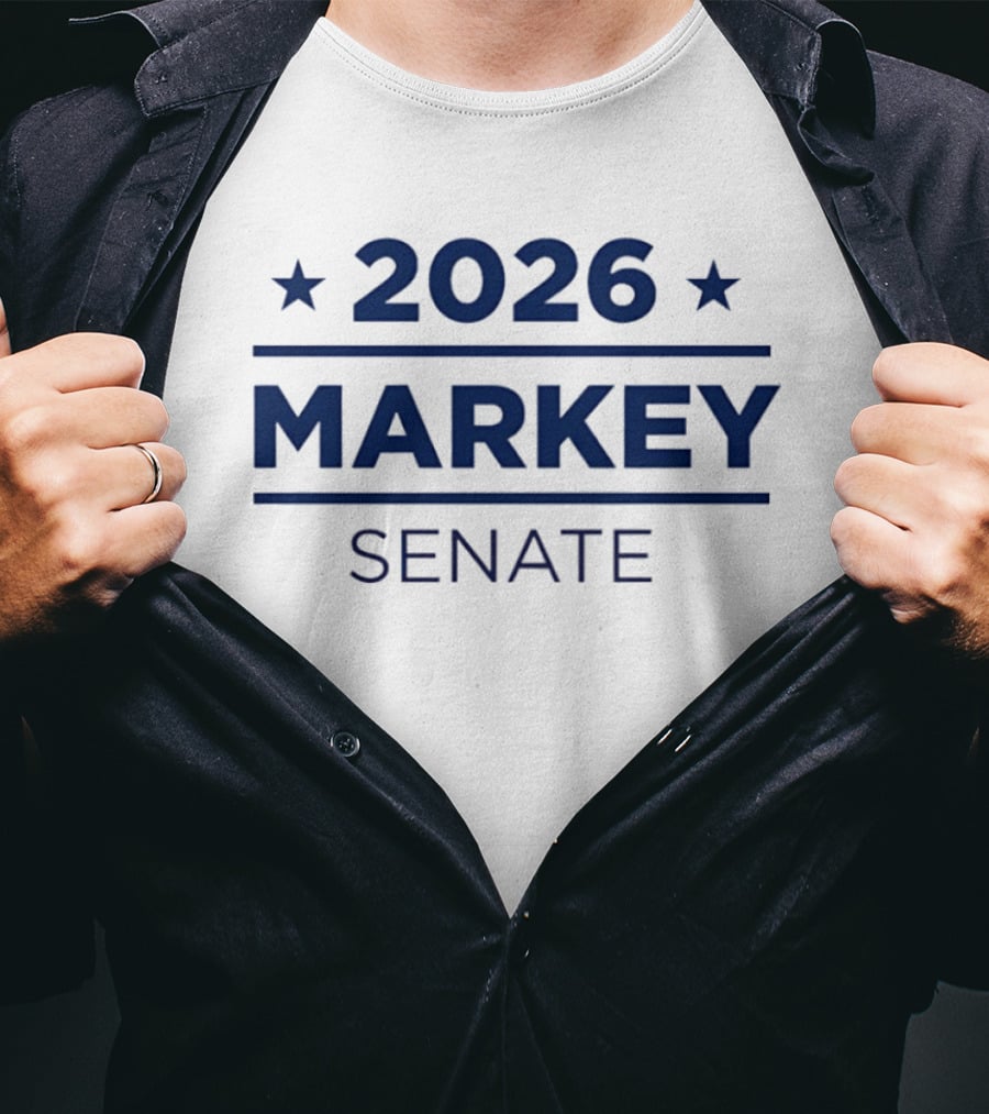 2026 Markey Senate Election Campaign T-Shirt