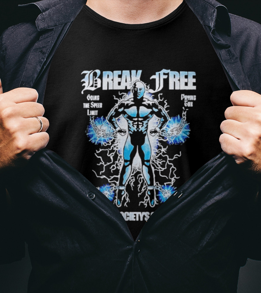Empowered Break Free From Society's Chains Unleash Hidden Power T-Shirt