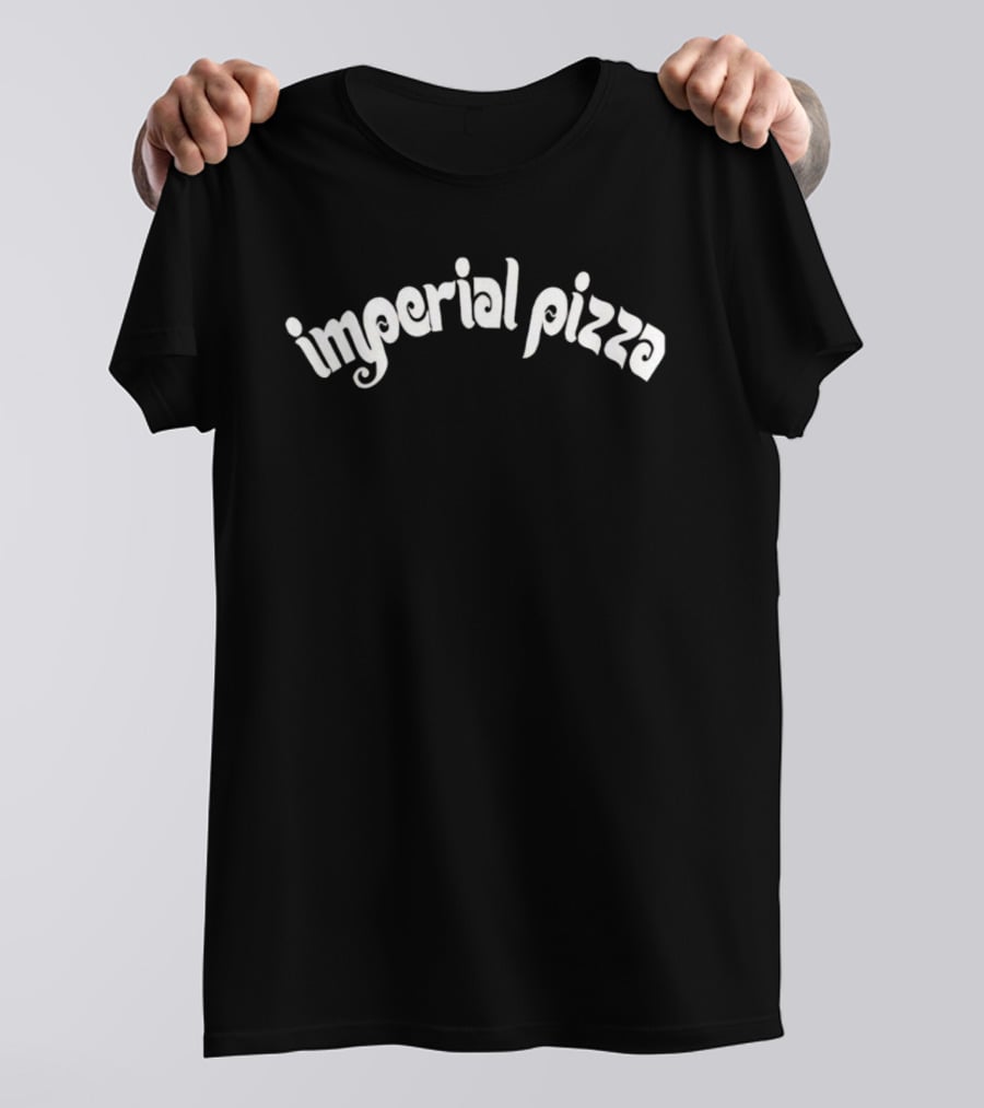 Imperial Pizza Retro Style Font T-Shirt