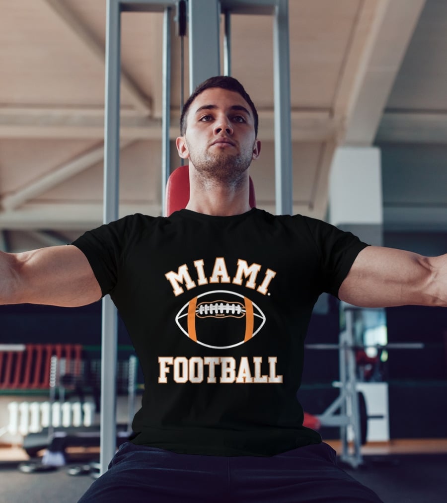 Miami Hurricanes Football Team Sports Fan Gear T-Shirt