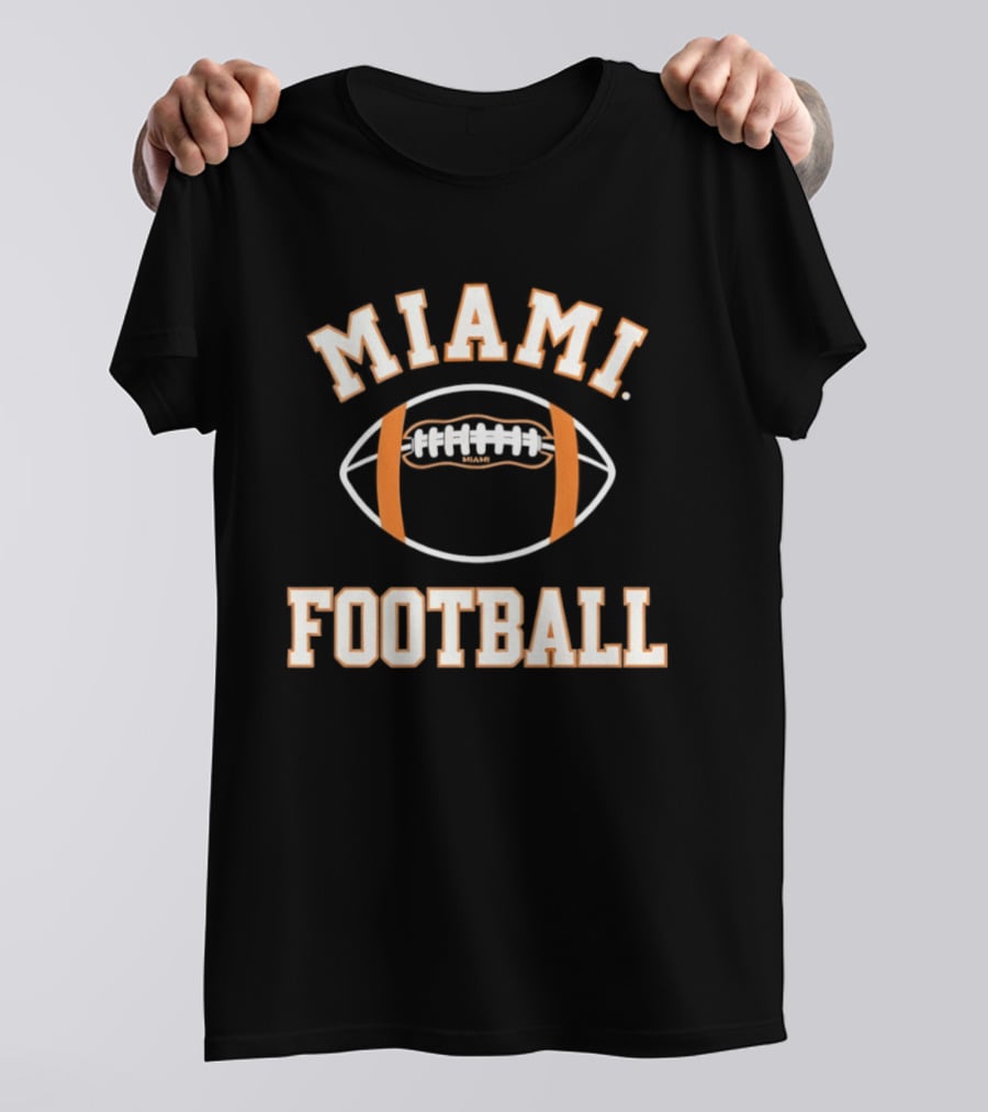 Miami Hurricanes Football Team Sports Fan Gear T-Shirt
