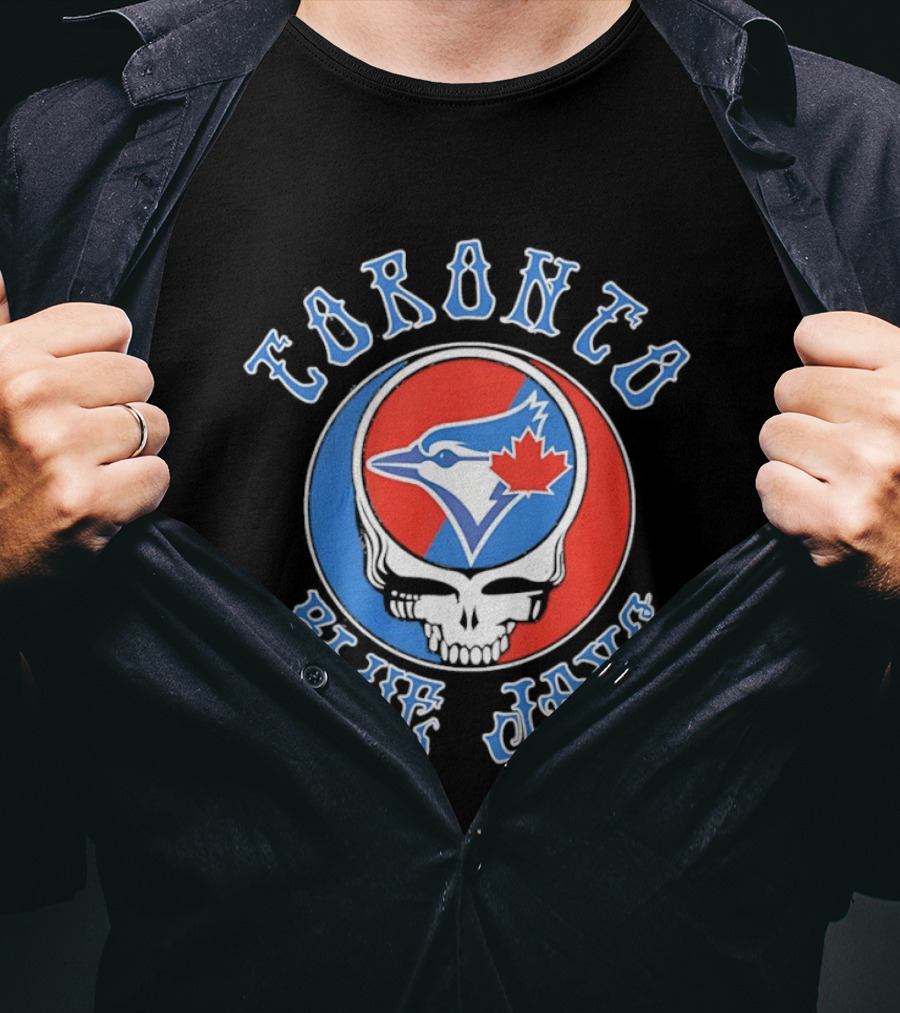 Toronto Blue Jays Grateful Dead Steal Your Face Mashup T-Shirt