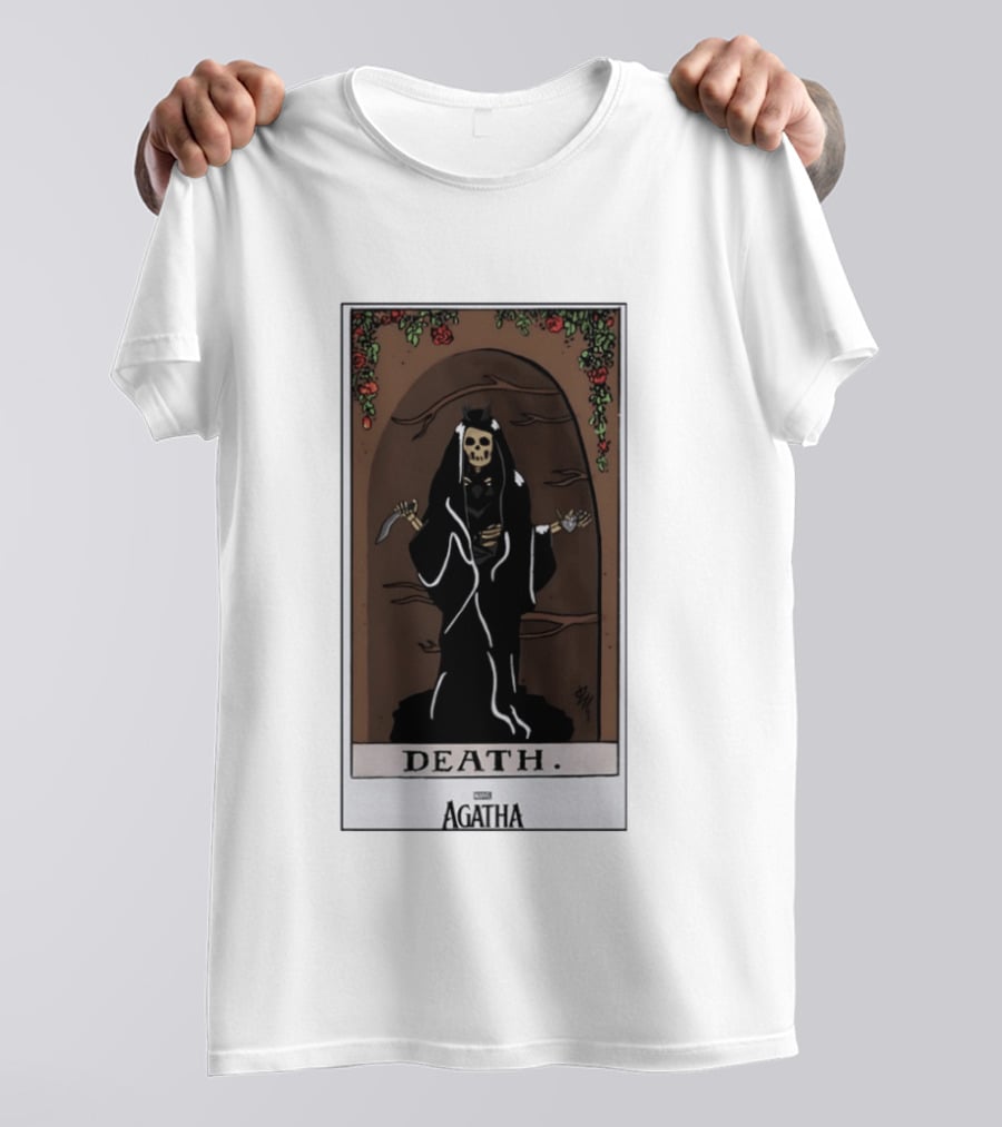 Death Tarot Card Marvel Agatha All Along T-Shirt
