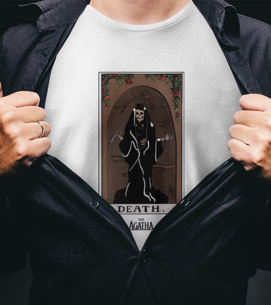 Death Tarot Card Marvel Agatha All Along T-Shirt