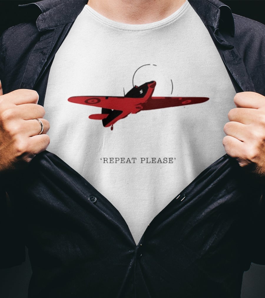 Repeat Please Polish Heritage Flight Exclusive Vintage Aircraft T-Shirt