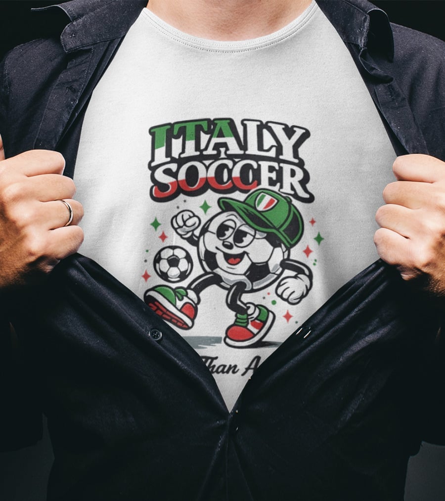 Italy Soccer More Than A Game Ball T-Shirt