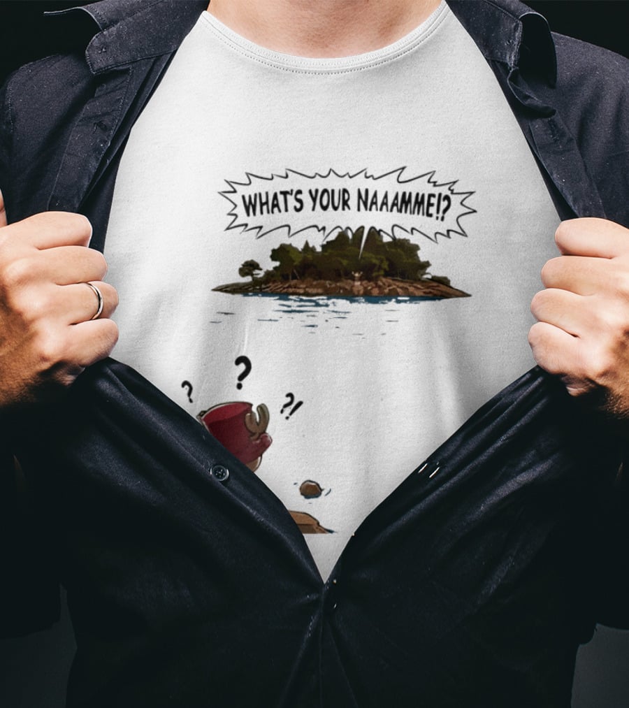 Tony Tony Chopper What's Your Name Island Question Marks T-Shirt