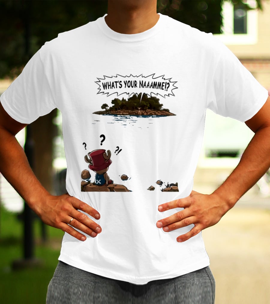 Tony Tony Chopper What's Your Name Island Question Marks T-Shirt