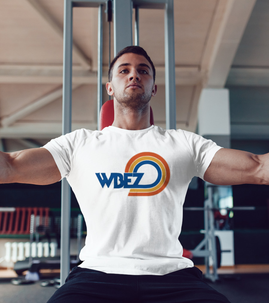 WBEZ Retro Bold Multicolor Circular T-Shirt