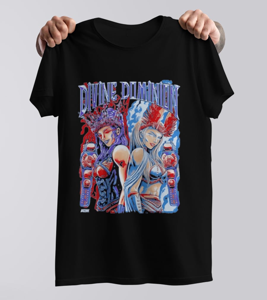 Divine Dominion AEW Megan Bayne Lena Kross Wrestling Champions T-Shirt