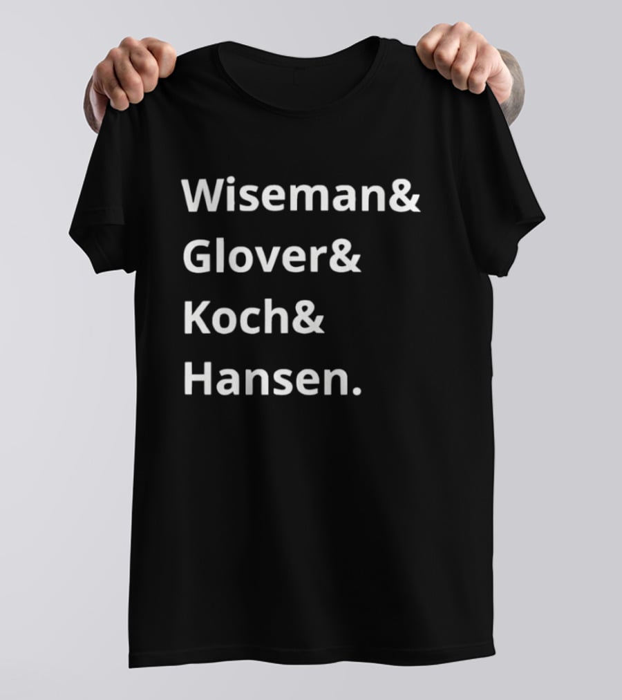 Wiseman Glover Koch Hansen Artemis II Moon Mission Crew T-Shirt