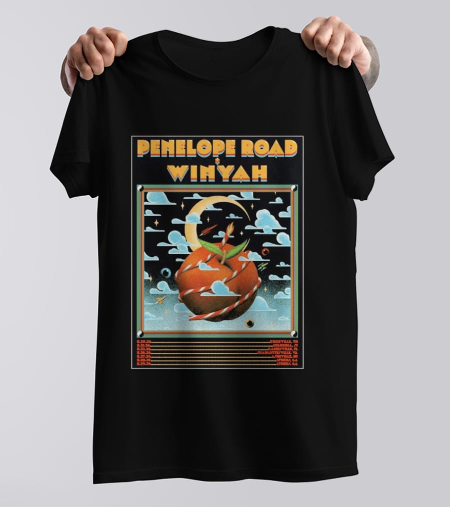 Penelope Road Winyah Tour 2026 Knoxville To Atlanta Dates And Venues T-Shirt