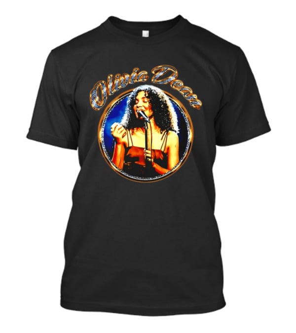 Olivia Dean Elegance Framed Singer Performance T-Shirt