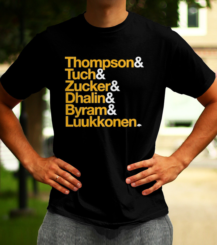 Thompson Tuch Zucker Dahlin Byram Luukkonen Buffalo Sabres 2026 T-Shirt