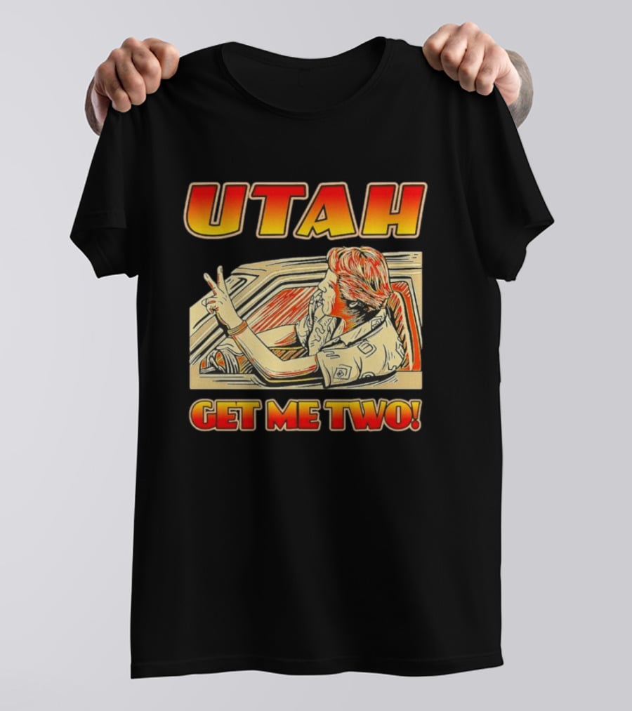 Utah Get Me Two Vintage Movie Car Scene T-Shirt
