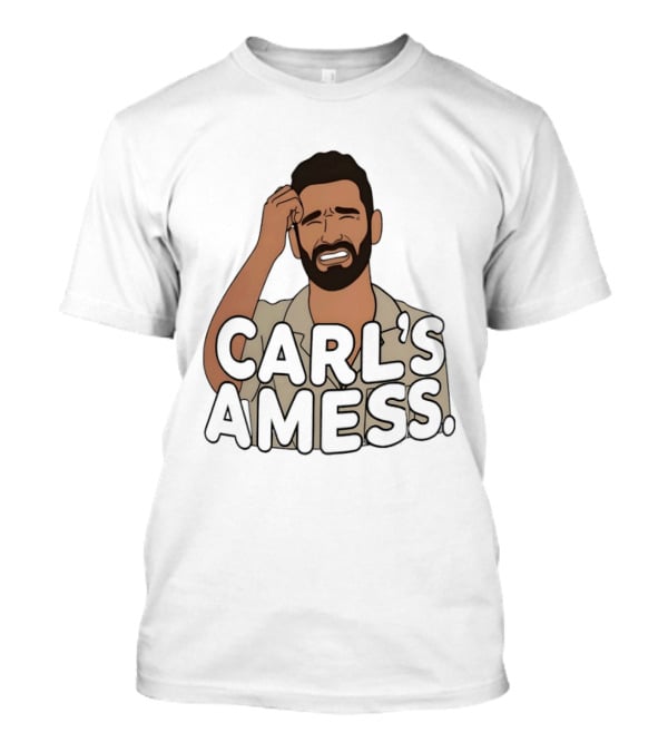 Carl's A Mess Carl Radke Summer House Humor Face T-Shirt
