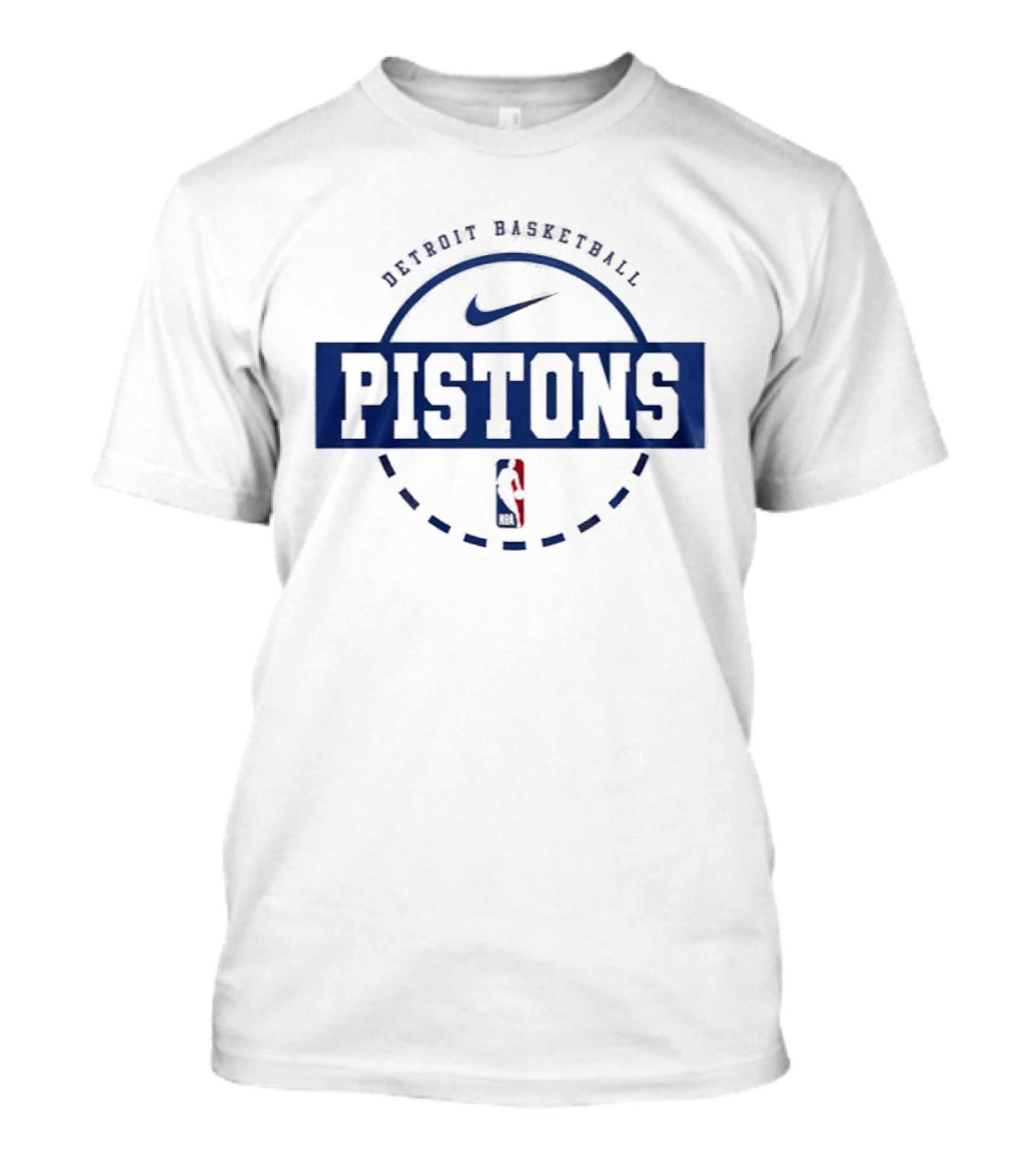 Detroit Pistons Snoopy Plays Basketball Forever Loyal Fan Nike Collaboration T-Shirt