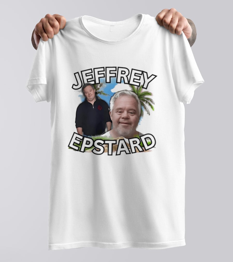 JEFFREY EPSTARD Palm Tree Tropical T-Shirt