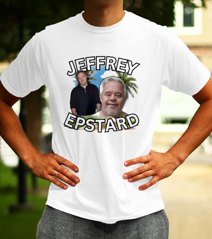 JEFFREY EPSTARD Palm Tree Tropical T-Shirt