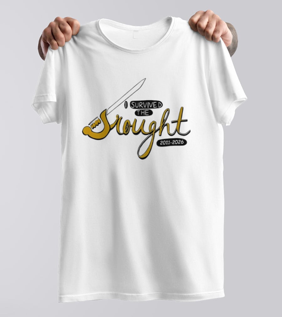 I Survived The Drought 2011 2026 Sword T-Shirt