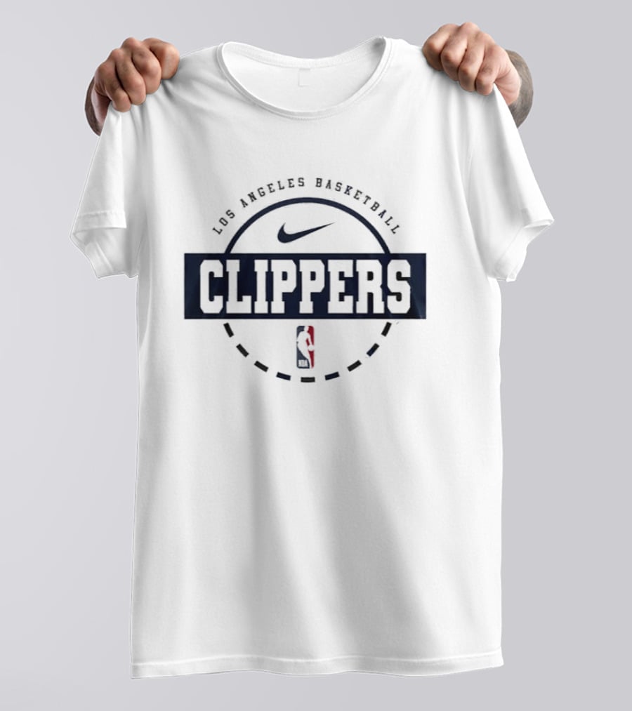 Los Angeles Clippers Snoopy Plays Basketball Forever Not Just When We Win Nike NBA T-Shirt