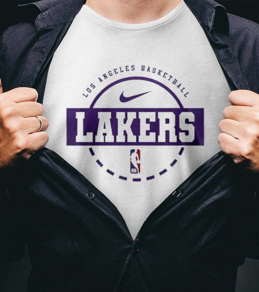 Los Angeles Lakers Snoopy Plays Basketball Forever Not Just When We Win Lakers NBA T-Shirt