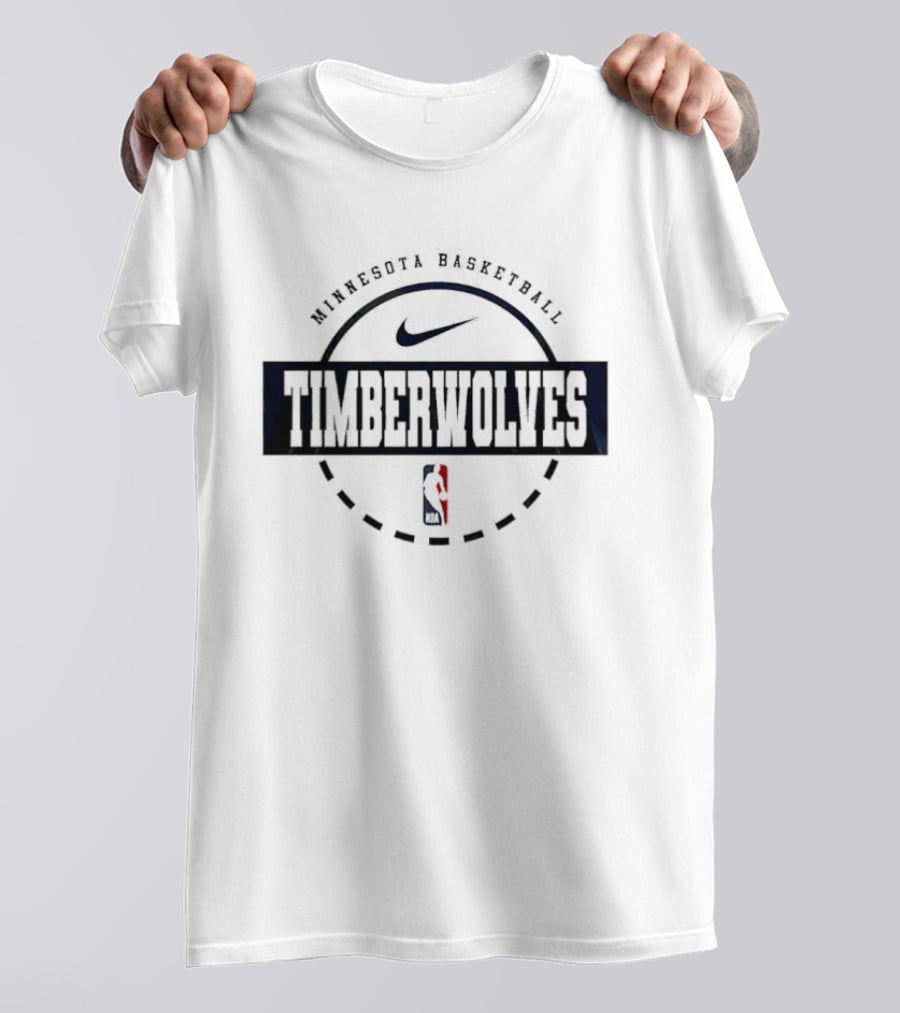 Minnesota Timberwolves Snoopy Plays Basketball Forever Not Just When We Win Nike NBA Timberwolves T-Shirt