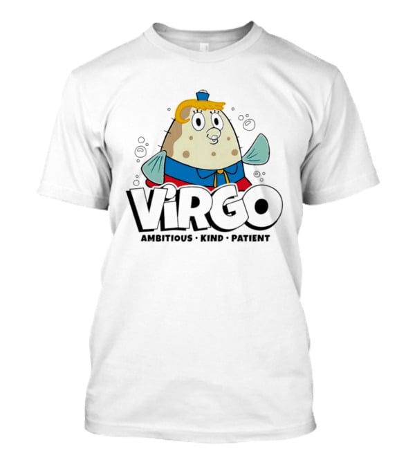 SpongeBob SquarePants Virgo Ambitious Kind Patient Mrs. Puff T-Shirt