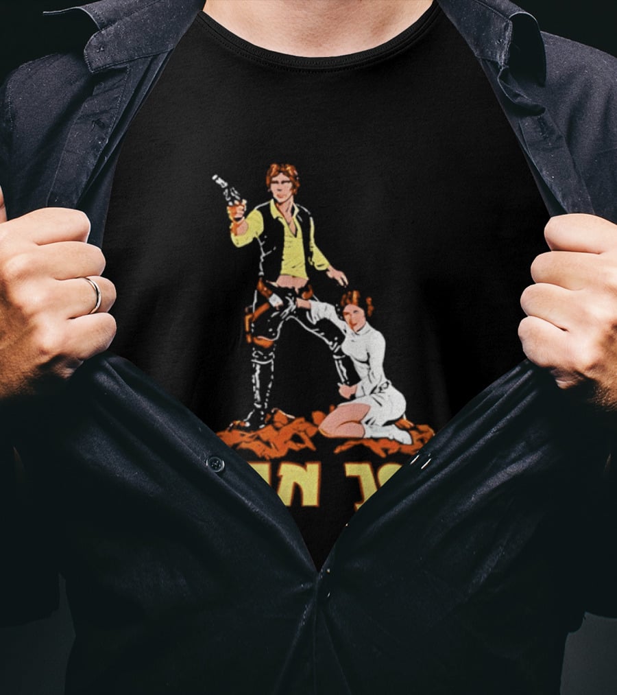 Han Solo Princess Leia Han Job T-Shirt
