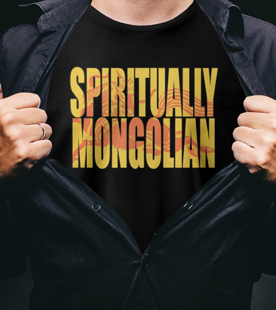 Spiritually Mongolian Traditional Motifs T-Shirt