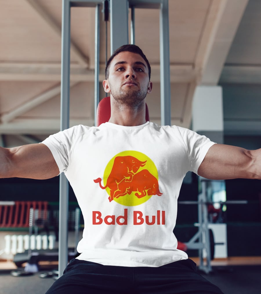 Bad Bull Red Bull Parody Bulls T-Shirt
