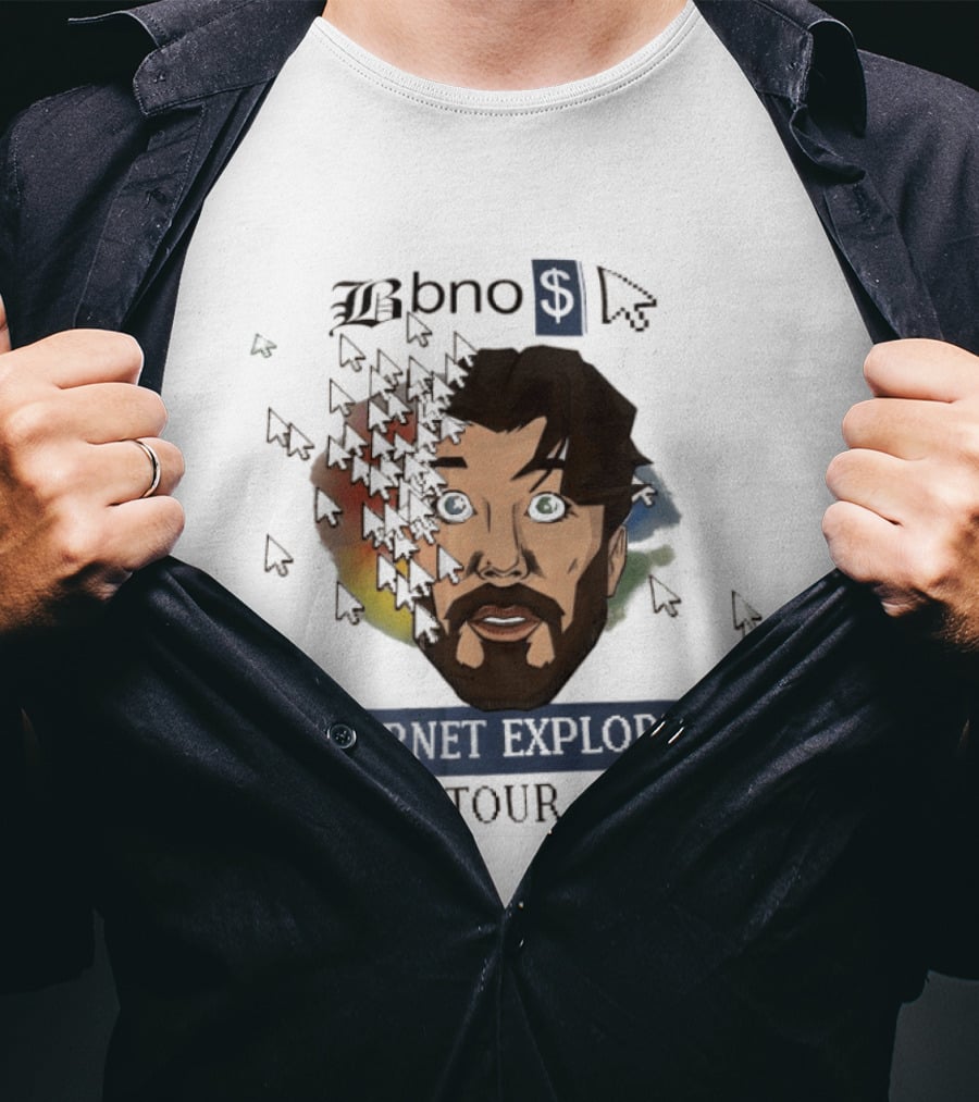 Bbno Internet Explorer Tour Cursor Face T-Shirt