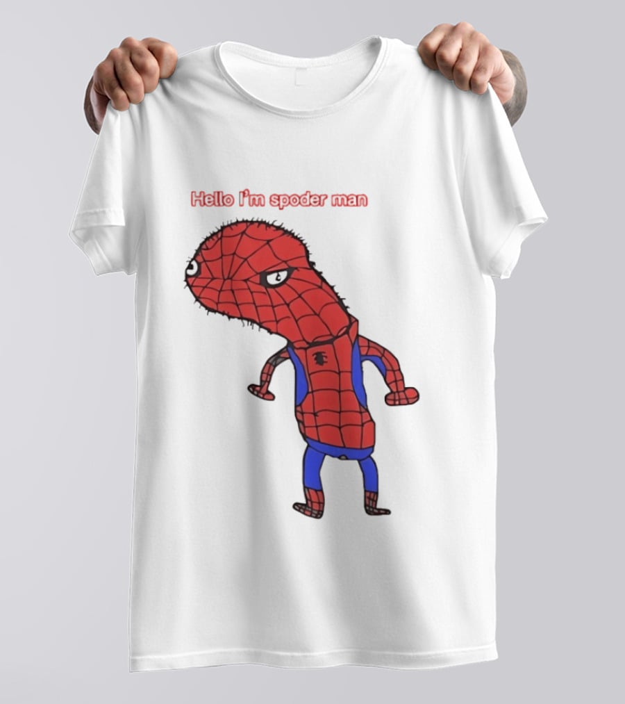 Hello I'm Spoderman Spiderman T-Shirt