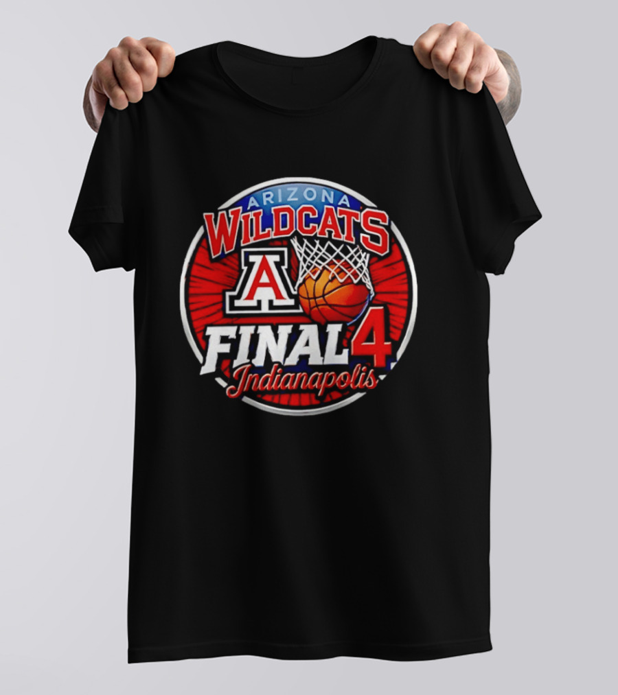Arizona Wildcats Final 4 Indianapolis Basketball T-Shirt